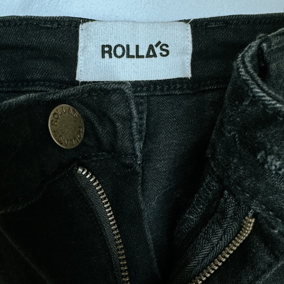 Rolla’s Eastcoast Ankle High Rise Skinny Black Women's Jeans - Size 27 - Picture 5 of 6